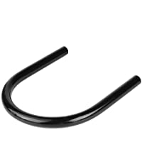 Qiilu Motocicleta Asiento trasero Marco Loop Hoop Soporte DIY Accesorio(175mm Flat)